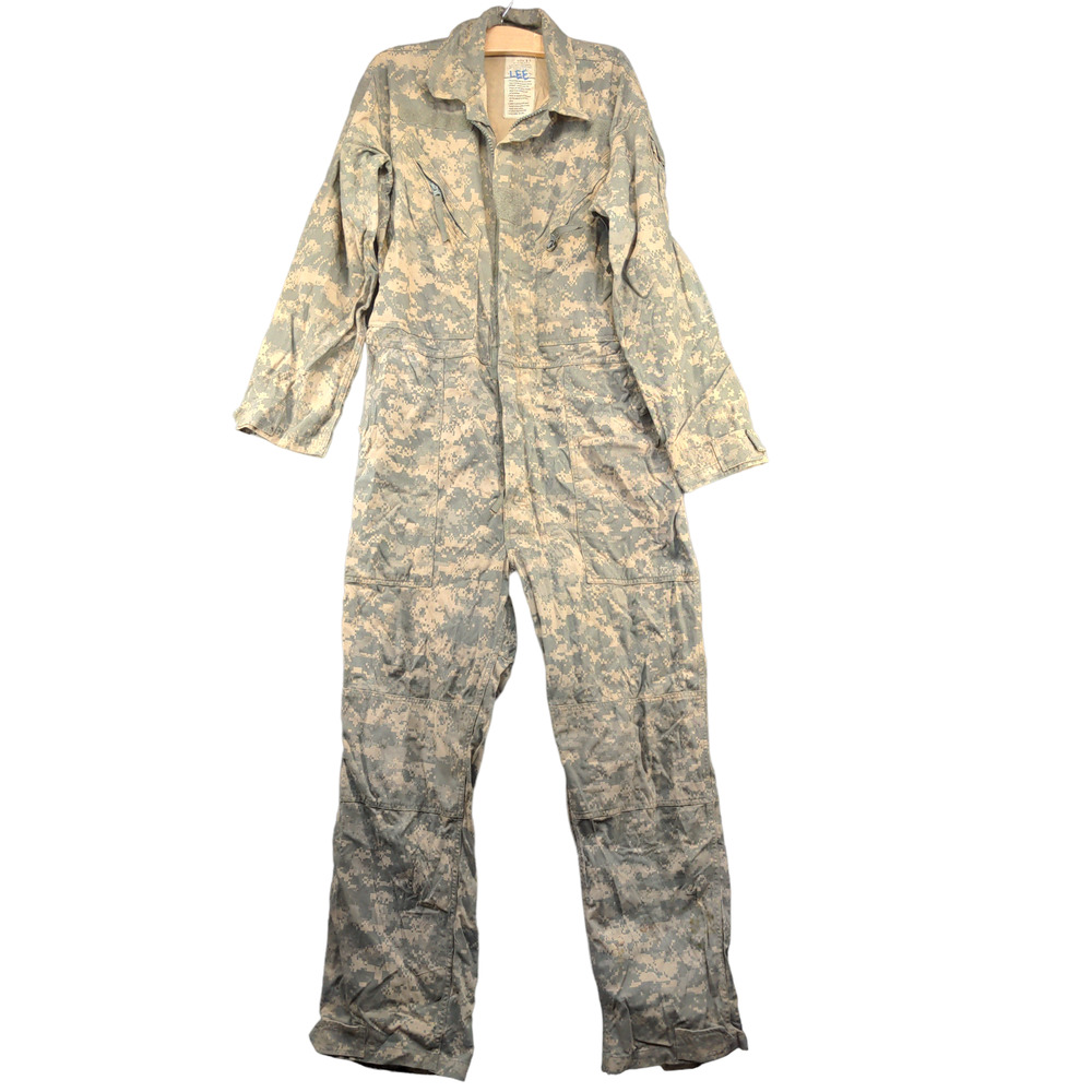 Us Army Mens Digital Camo Mechanics Coveralls Green S… Gem